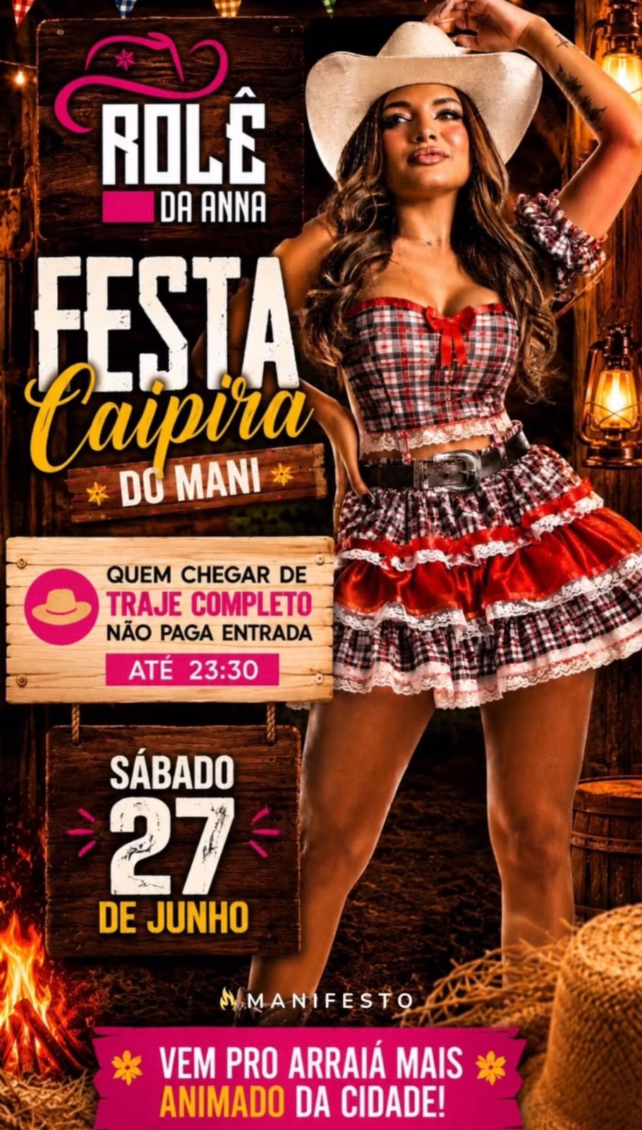 27/06/26 Festa Caipira Role da Anna