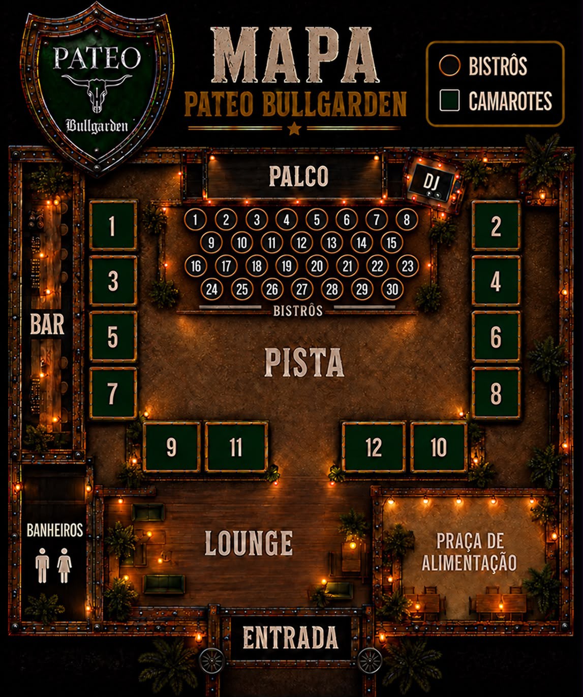 Mapa do evento 20/11   BISON E COMASSETTO