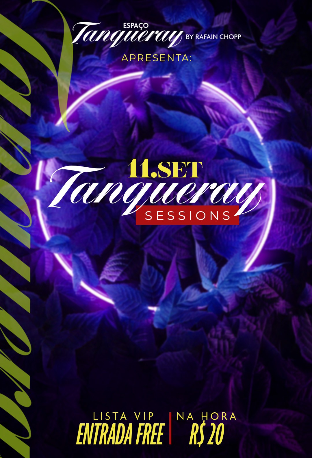 2ª EDIÇÃO TANQUERAY SESSIONS