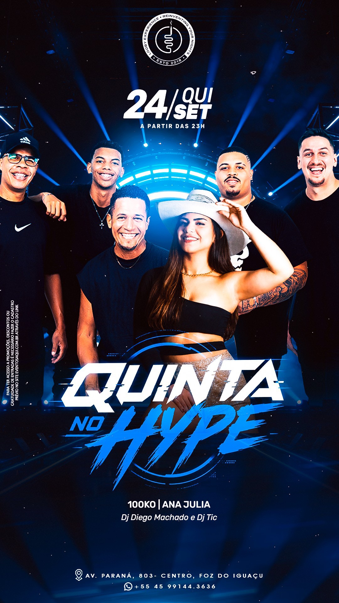 24/09 I QUINTA NO HYPE