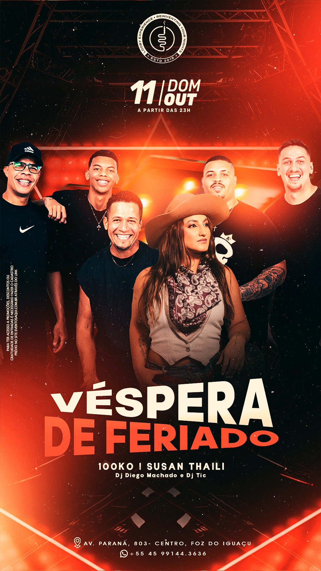 11/10 I VESPERA DE FERIADO